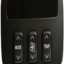 15-73091 GM Original Equipment Black Auxiliary Heating and Air Conditioning Control Panel