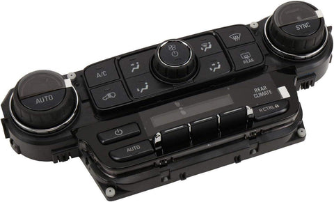 GM Genuine Parts 15-74932 Black Carbon Heating and Air Conditioning Control Panel Assembly
