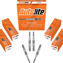 1107 Automotive Replacement Glow Plug for 1982-1982 GM 4.3L, 1979-1983 GM 5.7L, & 1983-1986 Ford 6.9L Super Duty Diesel Engines (4 Pack)