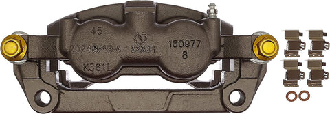Gold 18FR12596 Rear Passenger Side Disc Brake Caliper Assembly (Friction Ready Non-Coated), Remanufactured