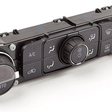 GM Genuine Parts 15-74583 Heating and Air Conditioning Control Panel with Rear Window Defogger Switch