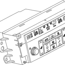 GM Genuine Parts 15-73522 Heating and Air Conditioning Control Panel with Driver and Passenger Seat Heater