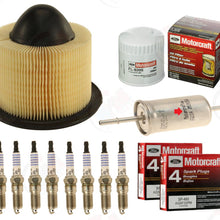 MOTORCRAFT Tune up Kit Spark Plug Oil Air Fuel for Ford Mustang E150 F150 4.6L