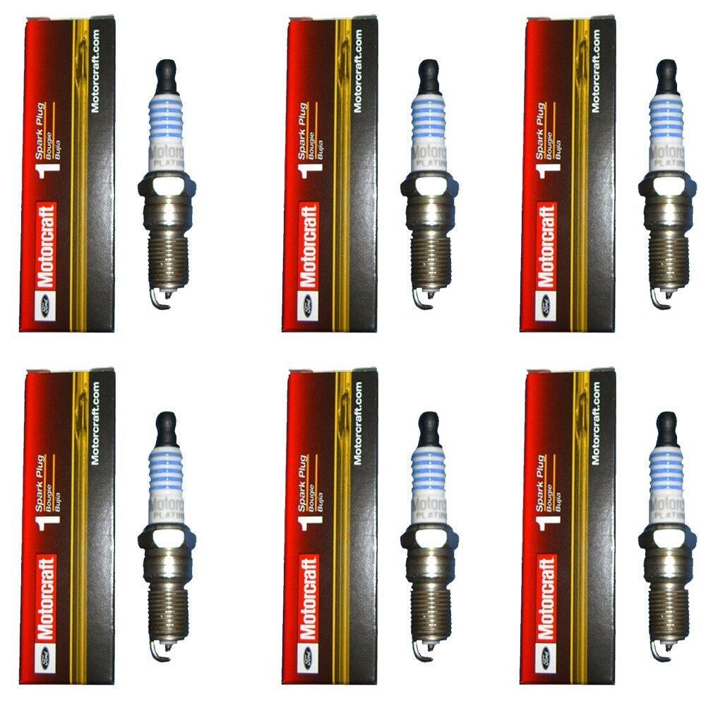 New Motorcraft SP493 Platinum Spark Plug Set of 6 AGSF32PM