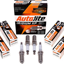 Autolite Iridium XP Automotive Replacement Spark Plugs, XP5363 (4 Pack)