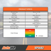 Autolite Iridium XP Automotive Replacement Spark Plug, XP5682 (1 Pack)