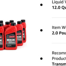Motorcraft XT5QMC Mercon V Automatic Transmission Fluid - Case of 12 Quarts