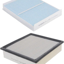 Bosch 6081C & 5372WS HEPA Cabin Air Filter and Air Filter Bundle