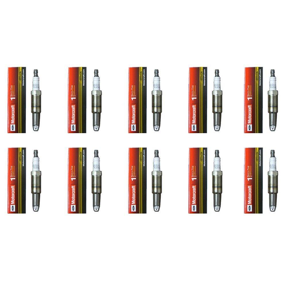 OEM NEW Motorcraft 10 Spark Plugs SP546 Ford 5.4L 3V - Ford Updated Design PZH14