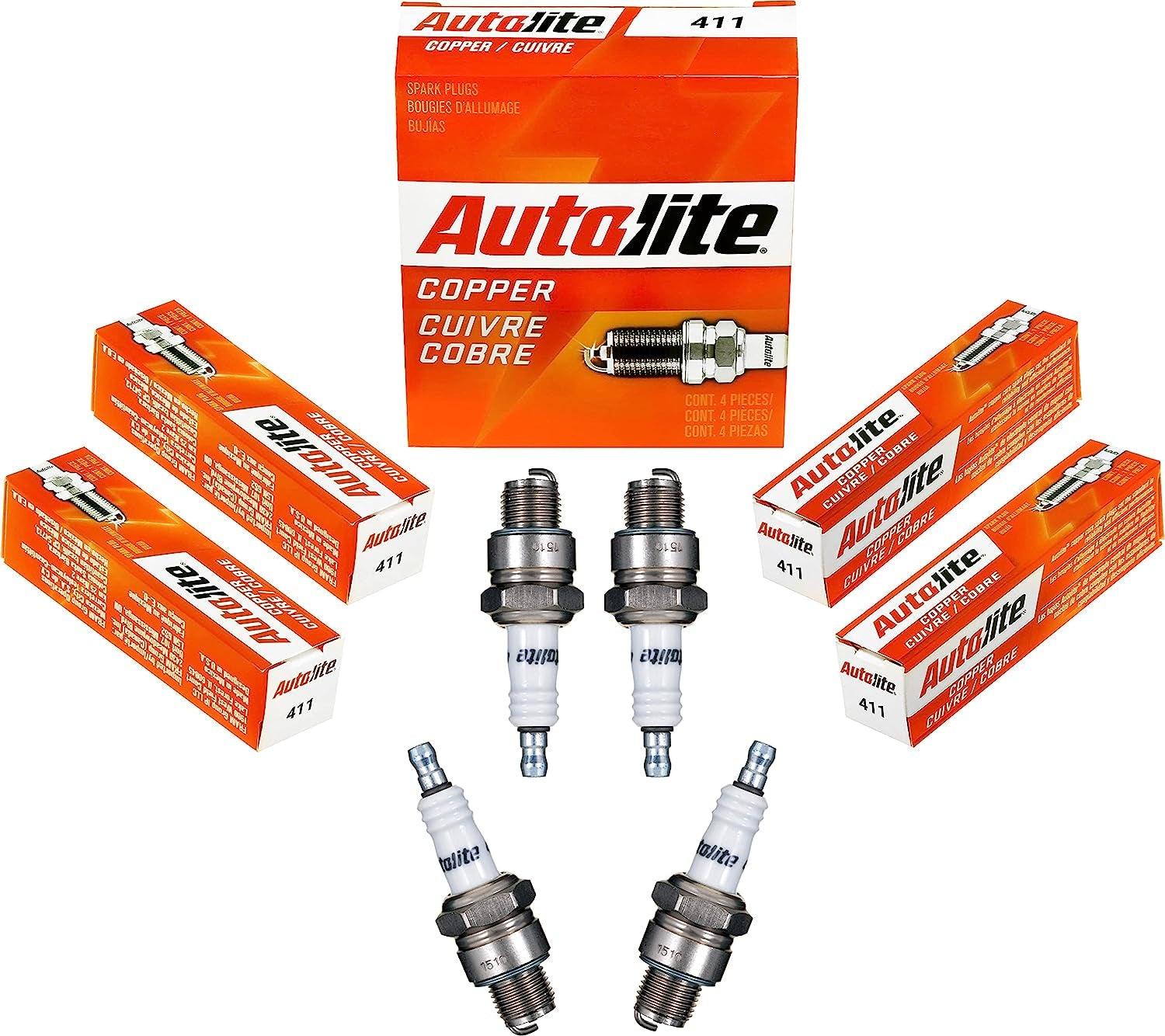 411 Copper Non-Resistor Automotive Replacement Spark Plugs (4 Pack)