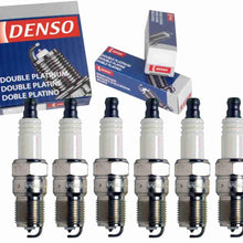 6 Pc DENSO Spark Plugs Compatible with Ford F-150 4.2L V6 1997