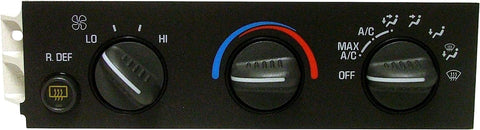 15-73569 GM Original Equipment Heating and Air Conditioning Control Panel with Rear Window Defogger Switch