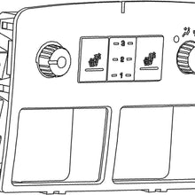 GM Genuine Parts 15-73011 Heating and Air Conditioning Control Panel