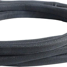 Design Engineering 010652 Easy Loom - Split Wire Sleeve, 3/8" (10Mm) X 20' - Black