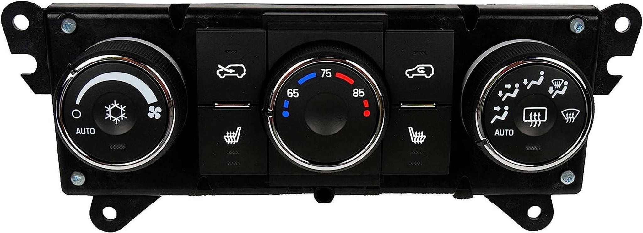 GM Genuine Parts 15-74121 Heating and Air Conditioning Control Panel with Driver and Passenger Seat Heater