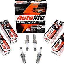 Autolite Iridium XP Automotive Replacement Spark Plugs, XP5703 (4 Pack)