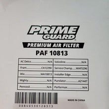 Prime Guard PAF 10813 Air FIlter For HONDA ACCORD 2018-2023 L4 1.5L Turbo 17220-6A0-A00