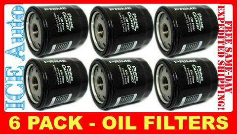 6 PACK - Prime Guard Premium Engine OIL FILTERS (Fram, Wix, AC Delco) POF241