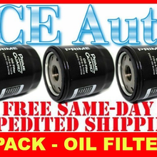 3 PACK - Prime Guard Premium Engine OIL FILTERS (Fram, Wix, AC Delco) POF241