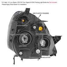 Fits 2005-2006 Honda CRV CR-V Headlights Replacement Lamps Left+Right 05 06