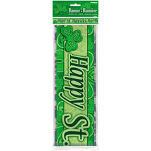 12' Foil Saint Patrick's Day Clover Banner