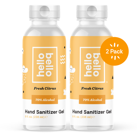 Hello Bello Hand Sanitizer Gel, Citrus, 8oz - 2ct