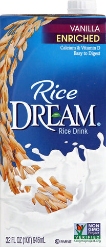 (3 pack) Rice Dream Enriched Vanilla Rice Drink, 32 fl. oz.