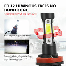 H11 LED Headlight Kit Low Beam Bulb Super Bright Fit For chevy Silverado 08-2015