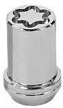 McGard 25257 Chrome Tuner Style Cone Seat Wheel Locks (M12 x 1.5 Thread Size) - Set of 4