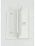 Atwood 80423 Dress Covers for Wide Brackets, Set of 2, Pure White Manual Ball Screw Truck Camper Jack