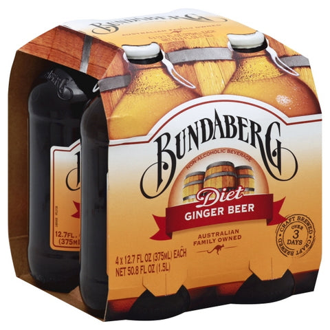 Bundaberg Brewed Drinks Bundaberg Ginger Beer, 4 ea