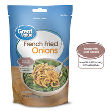 Great Value French Fried Onions, 6 oz, 3 Count