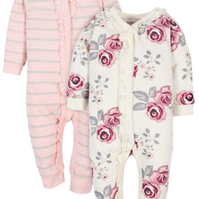 Modern Moments by Gerber Baby Girl Coveralls, 2-Pack