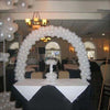 BalsaCircle White 12 feet Balloon Arch Stand Kit - Wedding Event Graduation Party Decorations Supplies