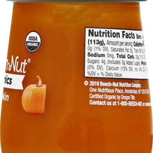 (10 Pack) Beech-Nut Organics Stage 1, Pumpkin Baby Food, 4 oz Jar