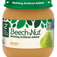 (10 Pack) Beech-Nut Stage 2, Pear Baby Food, 4 oz Jar