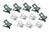 Eckler's Premier Quality Products 33-184450 Camaro Brake Line Retaining Clamp Set,