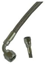 Brake Line 36" 90 Degree -4AN -4 AN 36 inch Steel Braided Brakeline IMCA Bryke Racing