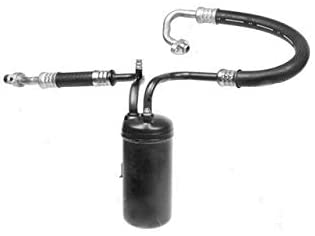 A/C Accumulator with Hose Assembly with Gaskets - Compatible with 1999-2001 Jeep Grand Cherokee 4.7L V8