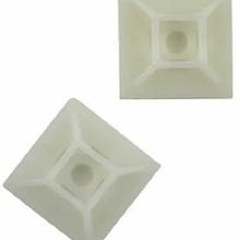 Best Connection The 4735F Adhesive Back Wire Tie Mount, (Pack of 10)
