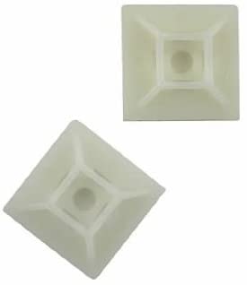Best Connection The 4735F Adhesive Back Wire Tie Mount, (Pack of 10)