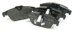Mercedes w204 C 300 Brake Pad Set Rear GENUINE oem factory parts