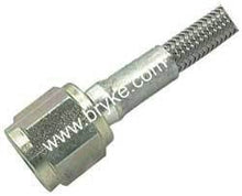 Brake Line 30" Straight -4AN -4 AN 30 inch Steel Braided Brakeline IMCA Bryke Racing