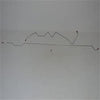 1999-2004 Jeep Grand Cherokee (Any Variant) Front to Rear Brake Line Kit; Stainless Steel