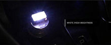 2 Piece Color Ultra USB Plug In Mini LED Car Interior Ambient Lighting Lamp Kit (PINK)