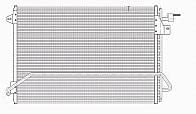 Go-Parts - for 2005 - 2009 Ford Mustang A/C (AC) Condenser 6R3Z 19712 AC FO3030200 Replacement 2006 2007 2008