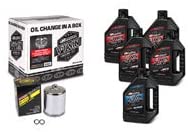 Maxima Racing Oils Chrome 90-119015C Sportster Synthetic 20W-50 Filter Complete Oil Change Kit, 160. Fluid_Ounces