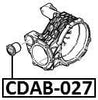 Arm Bushing Rear Differential Mount Febest CDAB-027 Oem 89058605
