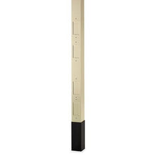 Alum Srvice Pole, Ivory, 10 ft. 2"L, 2.13"W