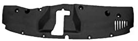 Radiator Support Cover - Textured Black - Compatible with 2017-2019 Honda Civic Hatchback